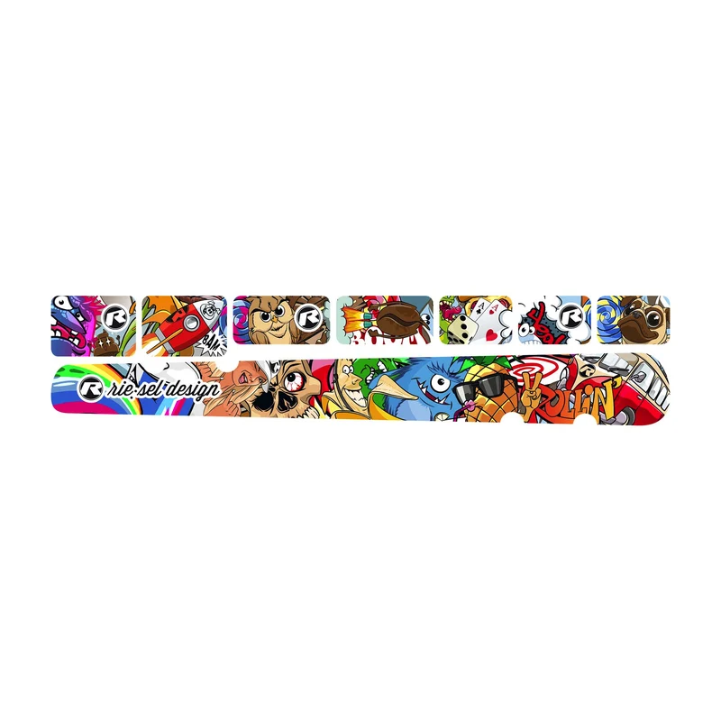 Kit film de protection Riesel Design CHAIN:GUARD bases stickerbomb eyecatcher