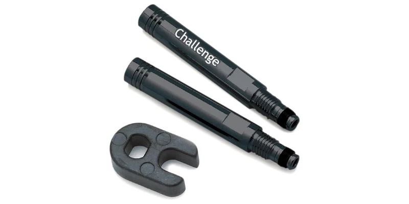 Challenge Black Bicycle Valve Extensions