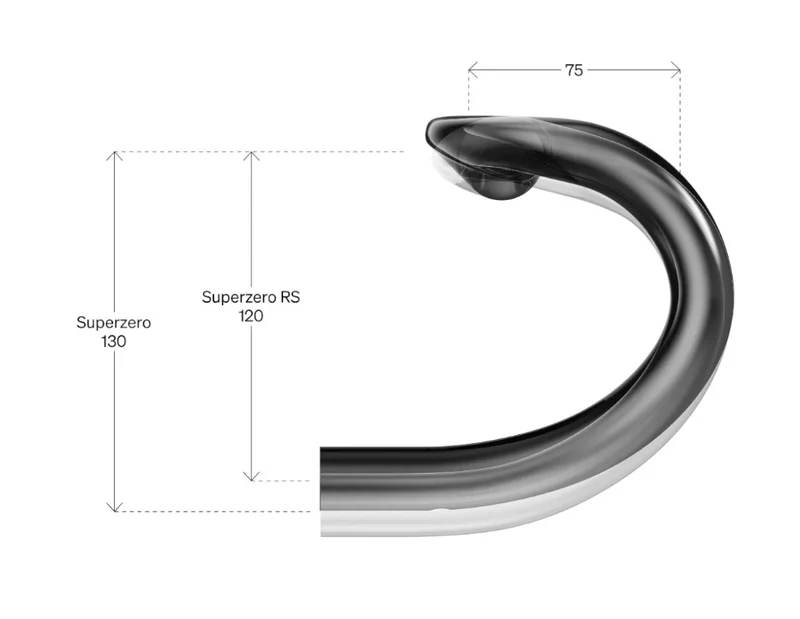 Deda Elementi Superzero Rs Carbon aero bicycle handlebar