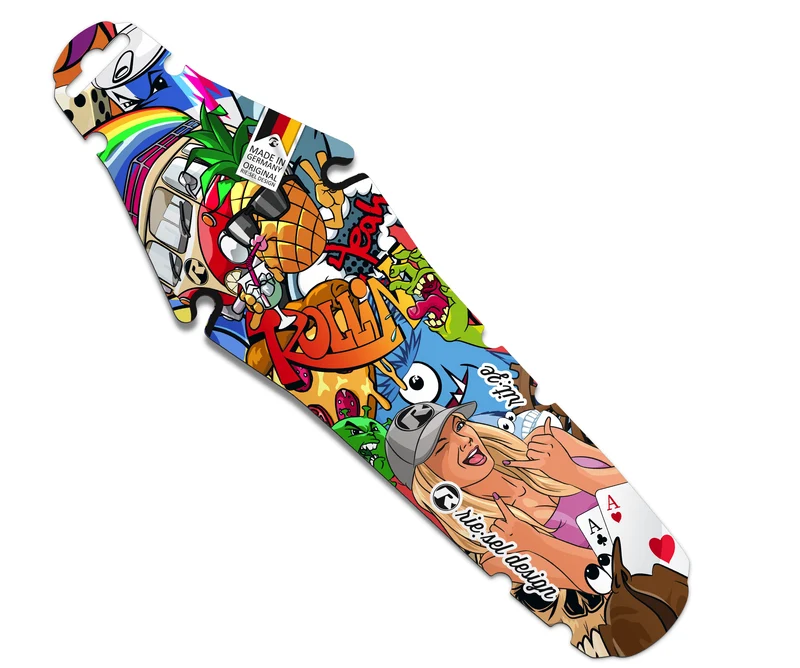 Garde-boue arrière Riesel Design RIT:ZE stickerbomb eyecatcher