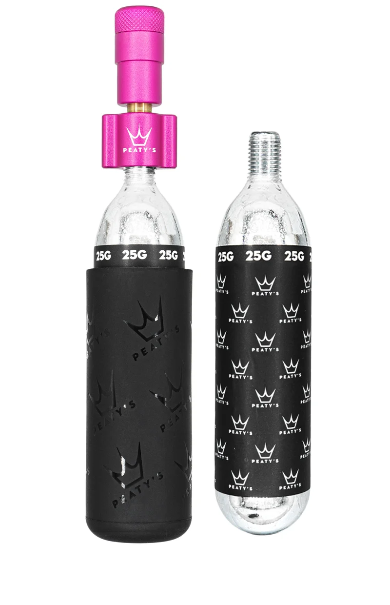 Pompe / gonfleur CO2 Holeshot Peaty's - MTB (25g) - Punch