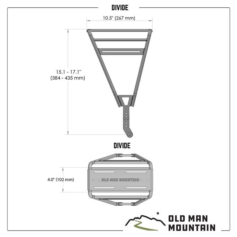 Front or rear rack for Old Man Mountain Divide bicycle