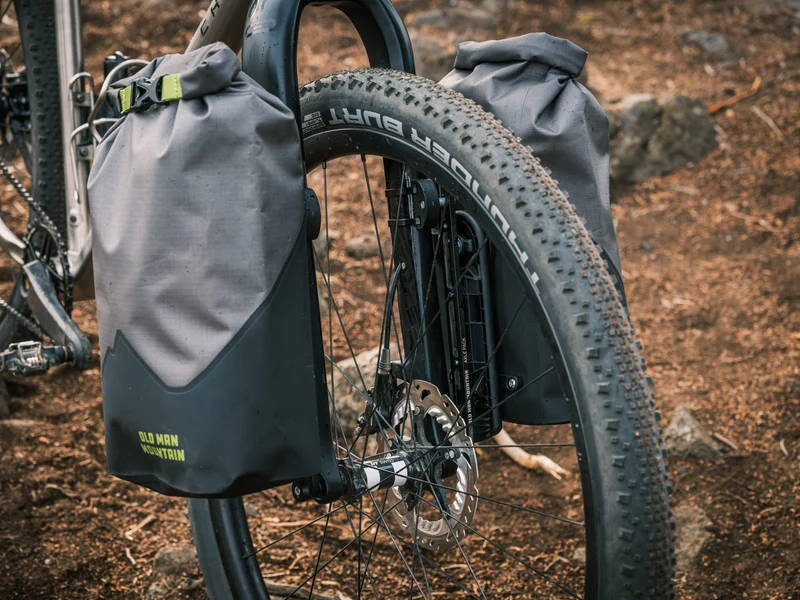 Old Man Mountain Hemlock Fork Bags with Flip Cages