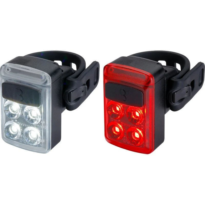 BBB Slide Combo mini front + rear bike light kit