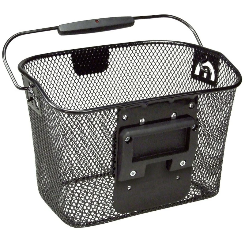 Mini Klickfix bicycle handlebar basket adjustable height