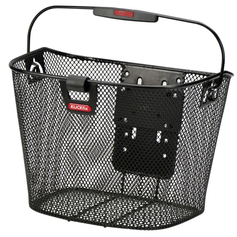Uni Klickfix bicycle handlebar basket with light clip