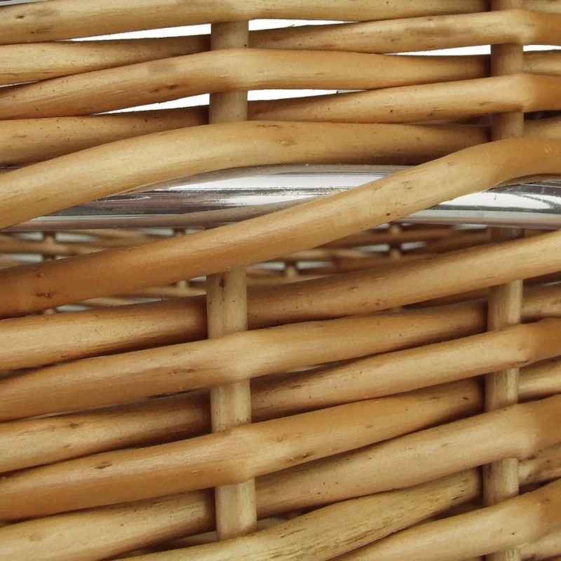Klickfix mini wicker bicycle handlebar basket