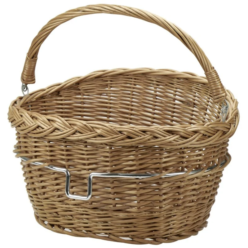 Klickfix Wicker Bicycle Handlebar Basket