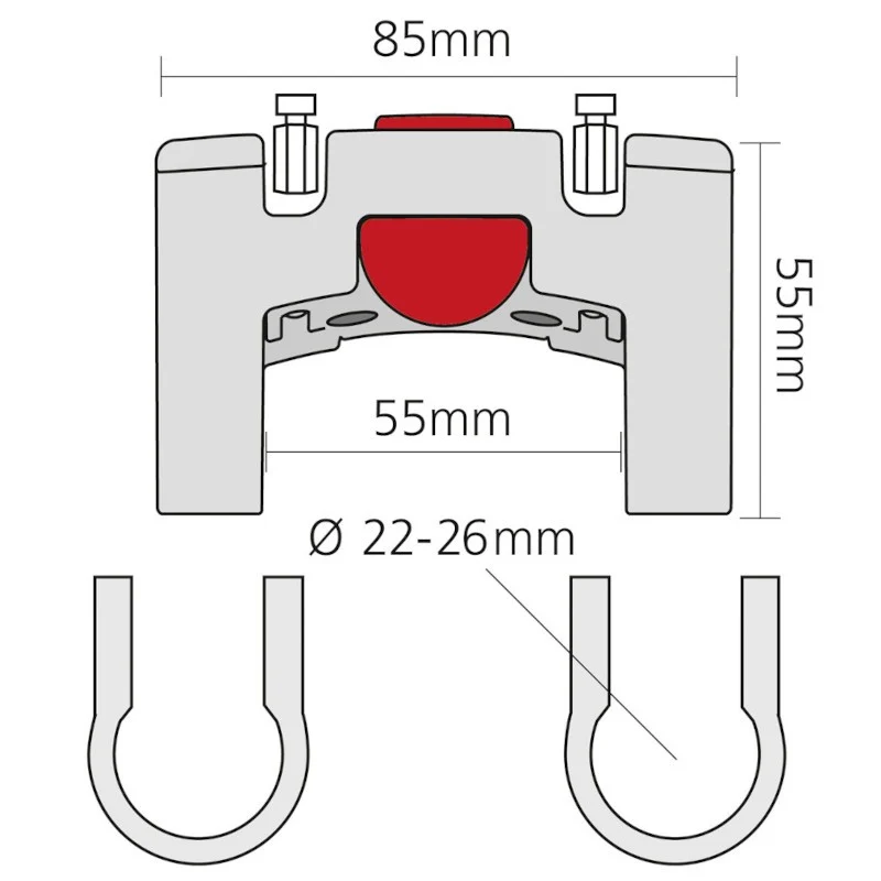 Klickfix handlebar mount