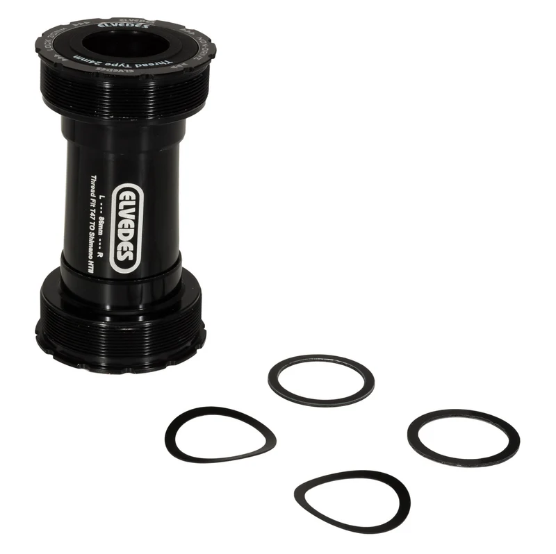 Boîtier de pédalier thread fit Elvedes T47 86mm pour 24mm Shimano