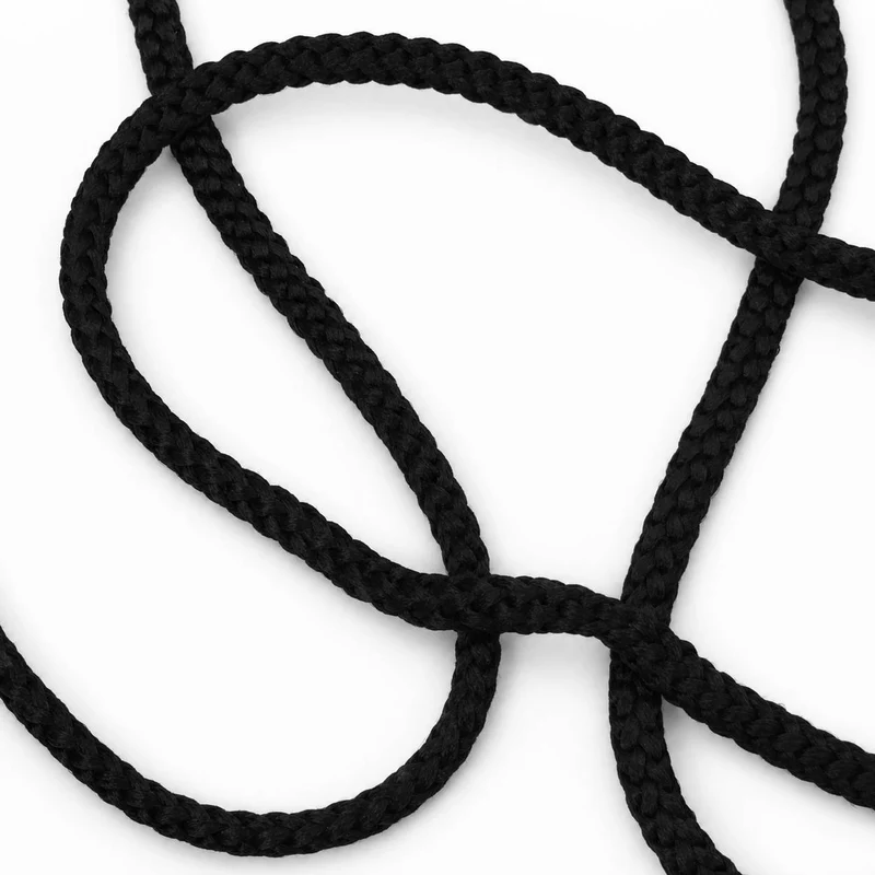 Cordon tressé en polypropylène | 5 mm | Noir