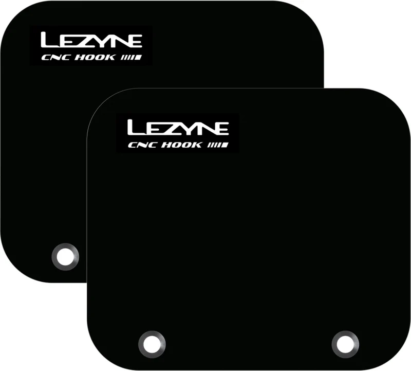 Wall-mounted bike rack with Lezyne CNC aluminum wheel