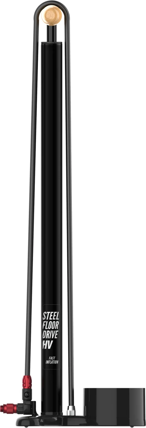 Lezyne Steel HV Floor Drive MTB and Gravel Bike Foot Pump