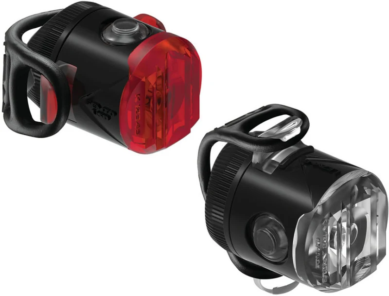Pair of Lezyne Femto USB-C Drive bicycle lights