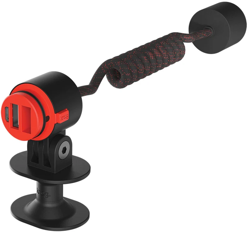 Remote helmet mount for Knog PWR lighting
