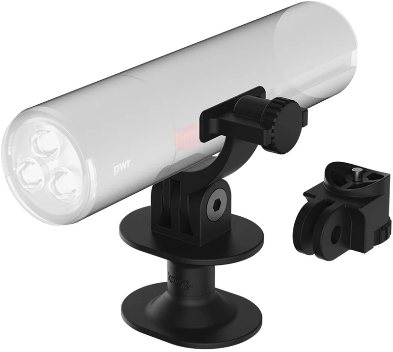 Helmet holder for Knog PWR bike light