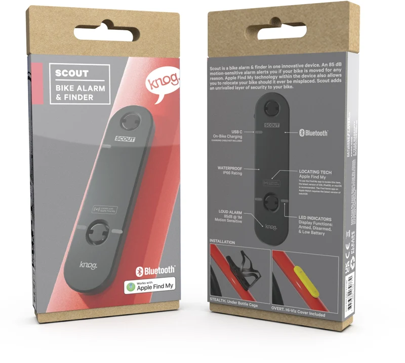 Bike GPS tracker with Knog Scout alarm