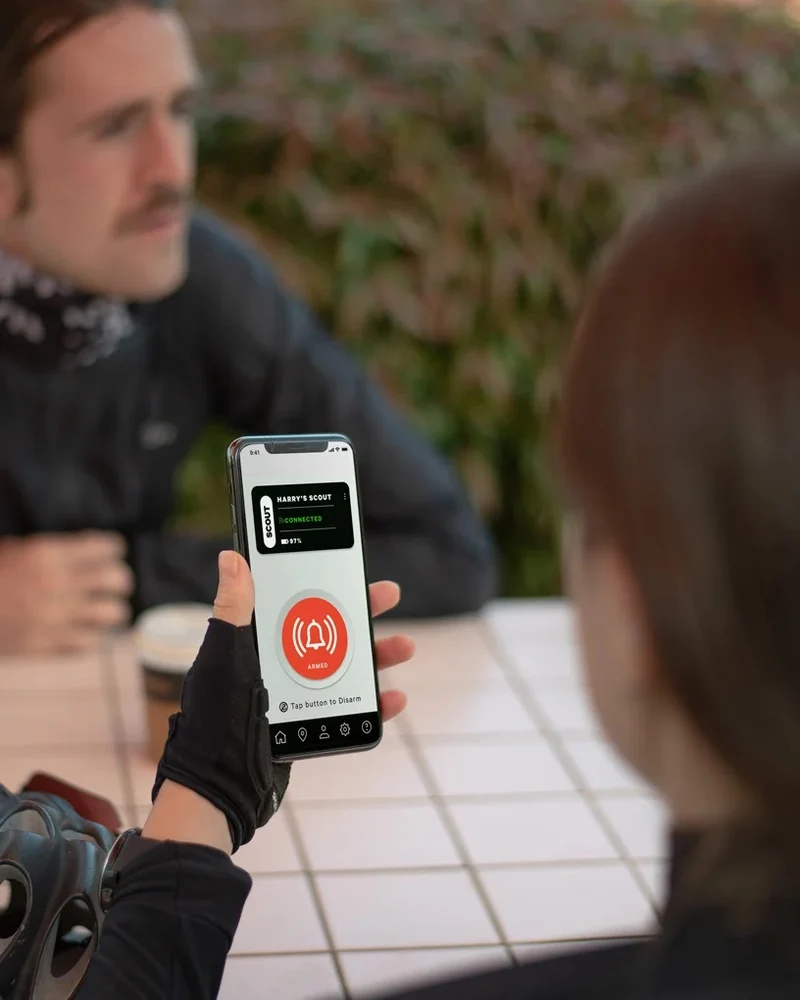 Bike GPS tracker with Knog Scout alarm