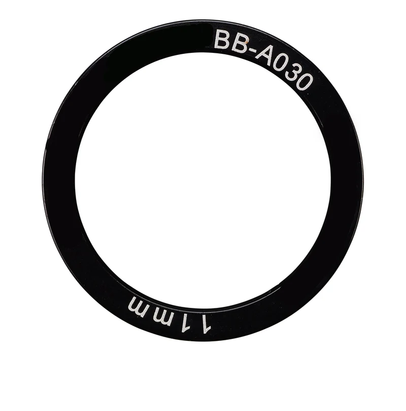 2x Spacer aluminium de boîtier de pédalier 38x30x11mm Elvedes