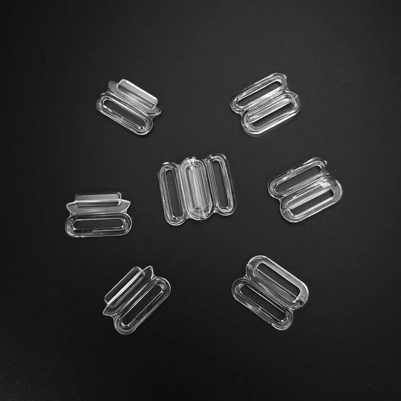 Fermoir avant pour soutien-gorge et bikini | 12 mm / 1/2" | 4 paires