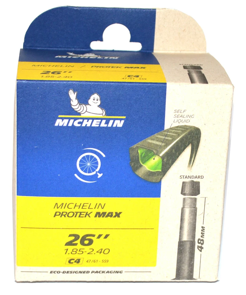 Michelin bicycle inner tube 26 x 1.85-2.40 Schrader PROTEK MAX C4