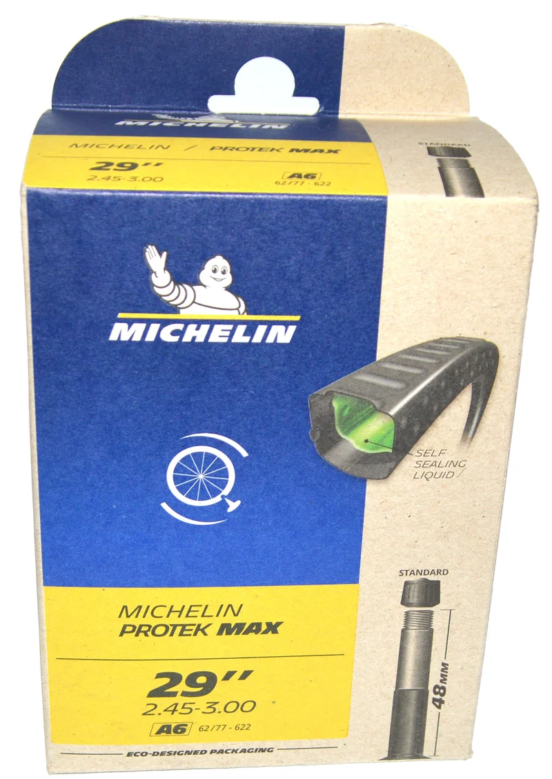 Michelin bicycle inner tube 29 x 2.45-3.00 Schrader PROTEK MAX A6