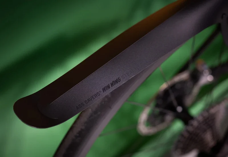 Ass Savers Win Wing Road Rear Fender - Stealth Black