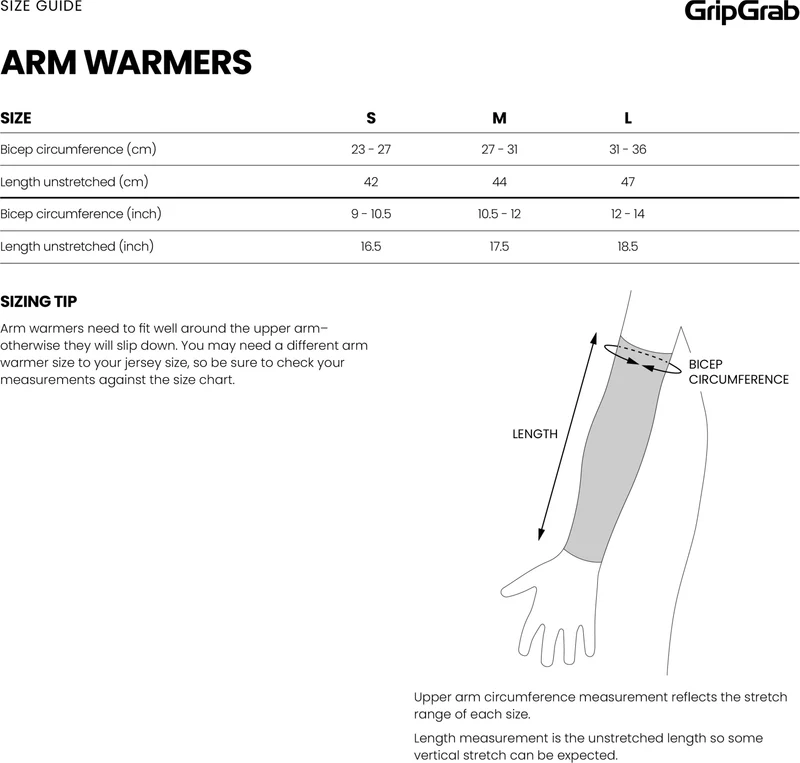 GripGrab PACR cycling thermal sleeves
