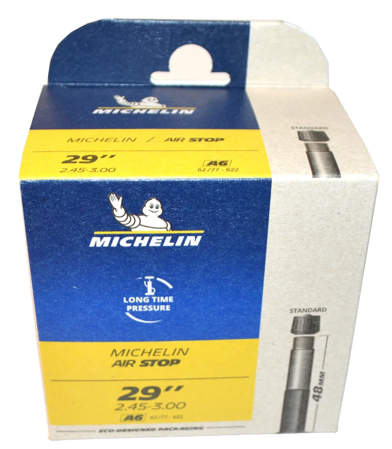 Michelin bicycle inner tube 29+ x 2.45-3.00 Schrader AIRSTOP A6