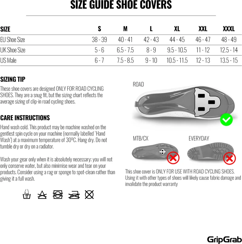 GripGrab AquaShield 2 waterproof road bike shoe covers