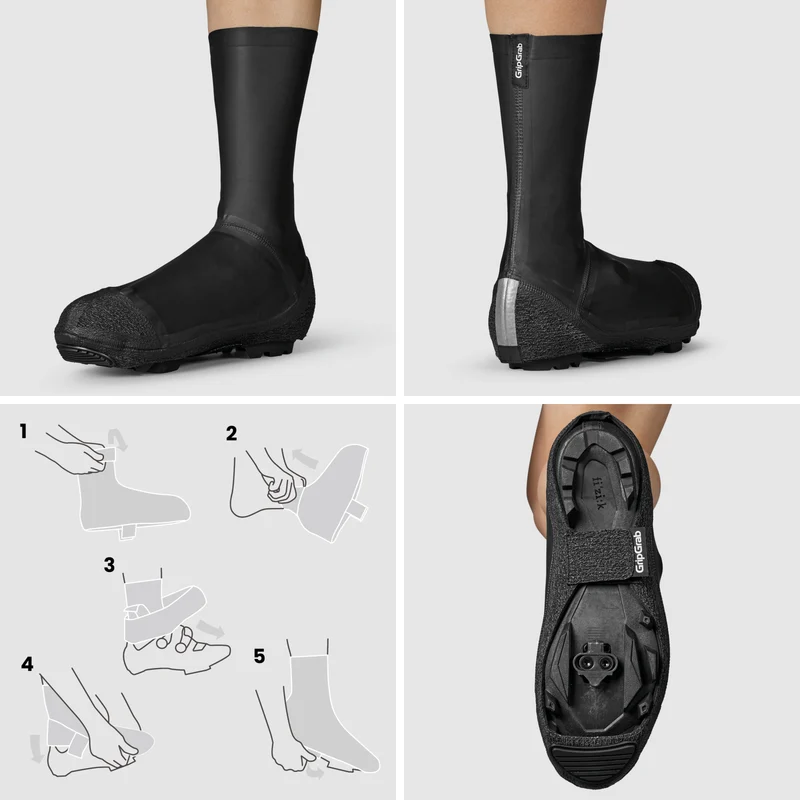 GripGrab AquaShield 2 Waterproof Gravel Shoe Covers
