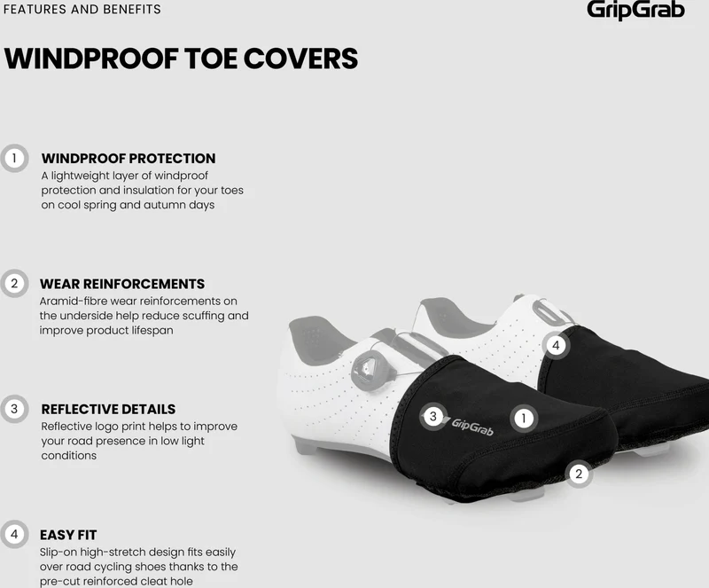GripGrab waterproof road bike toe covers