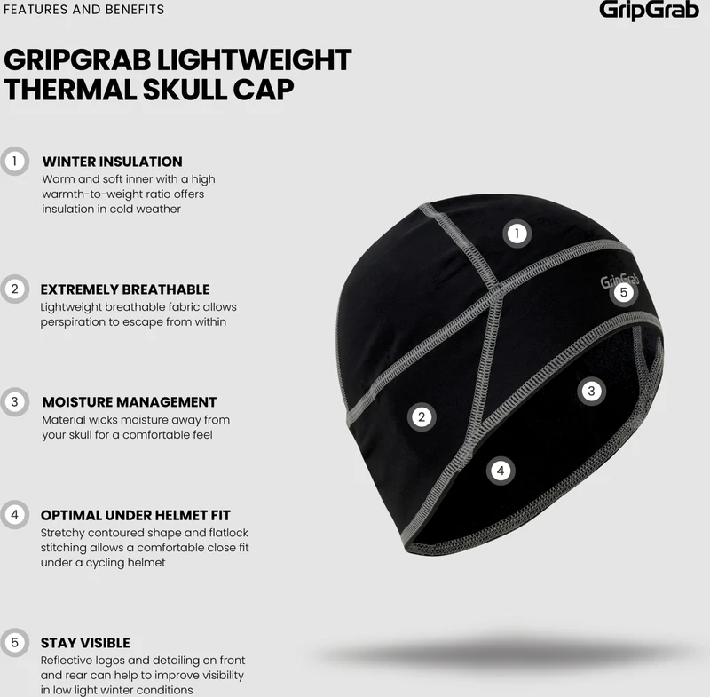 GripGrab children's winter cycling hat