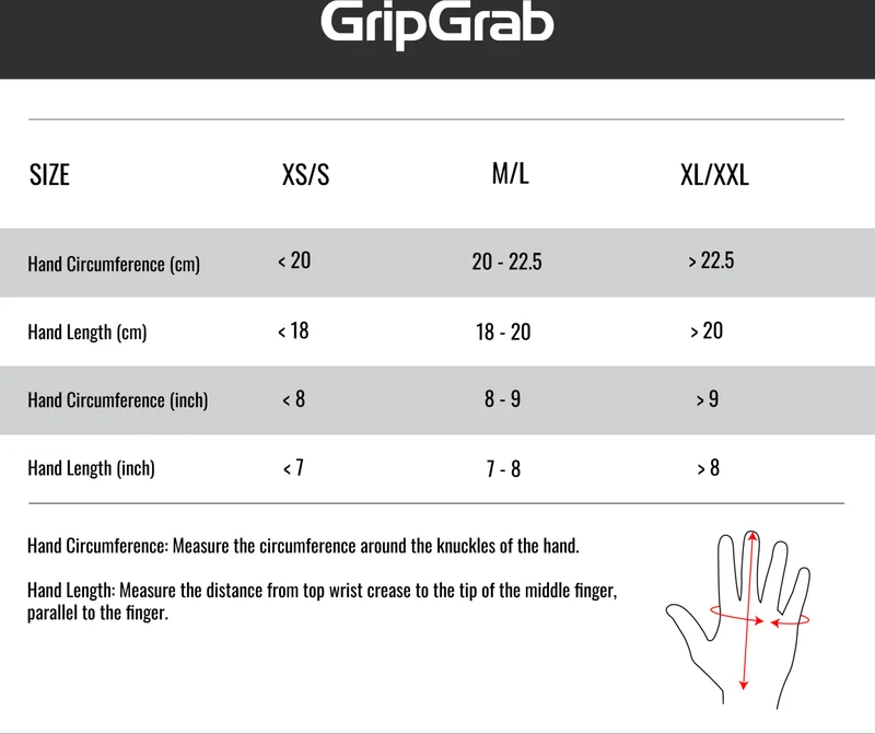 GripGrab Merino Lined Cycling Gloves