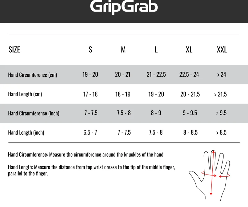 GripGrab Aerolite InsideGrip cycling mitts