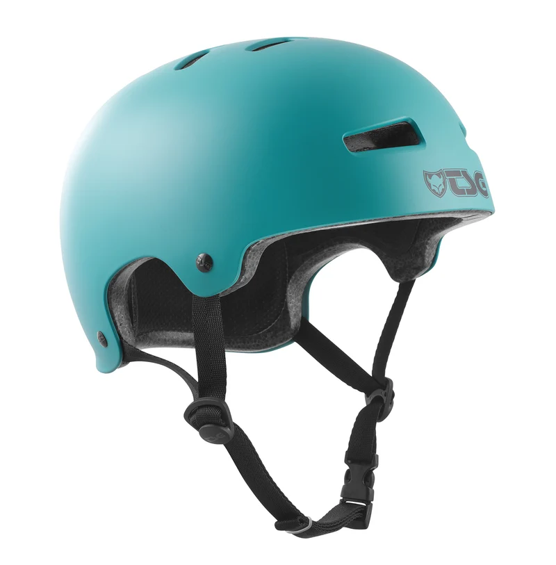 Casque TSG Evolution solid color L/XL satin cauma green