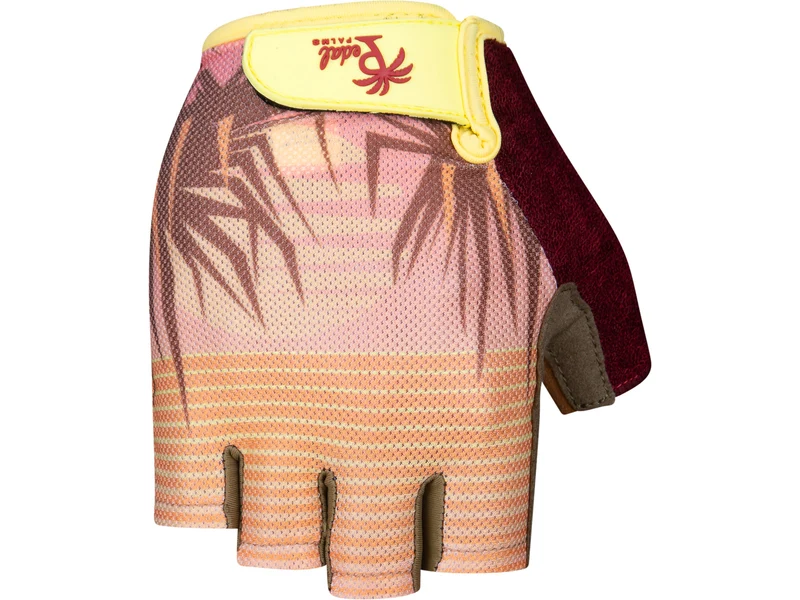 Pedal Palms Sunset Cycling Mittens