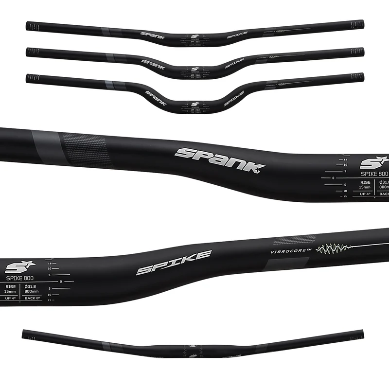 Cintre Spank Spike 800 Vibrocore, rise 50mm, noir/gris LTD