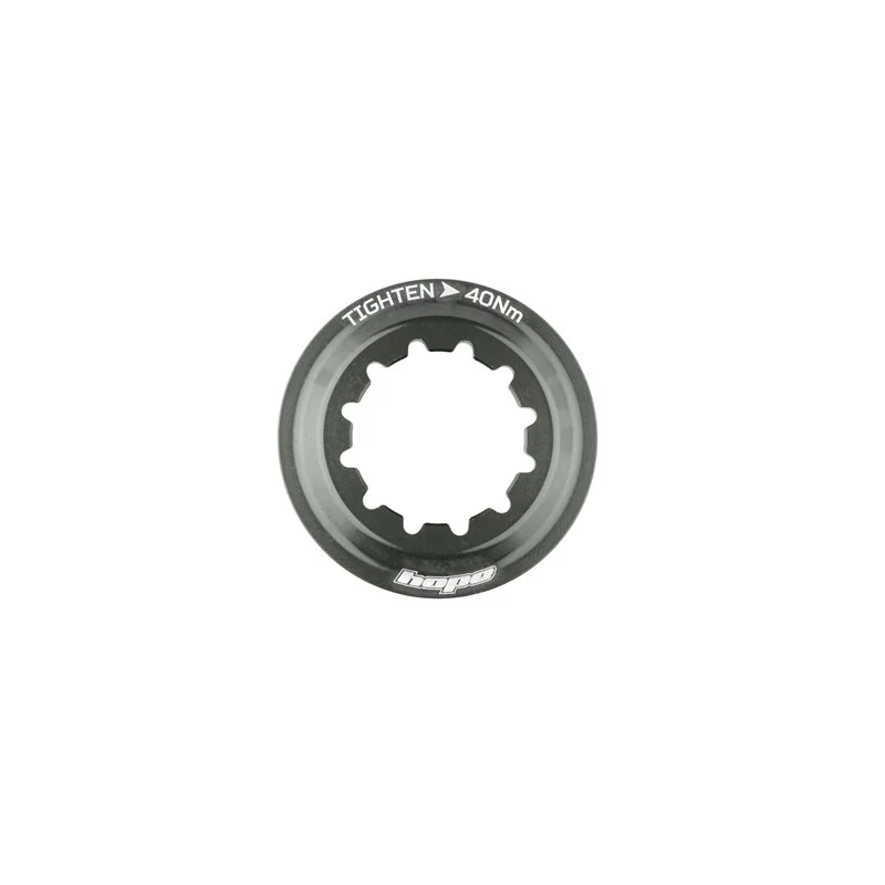 Hope Centre Lock Disc Lockring Smoke