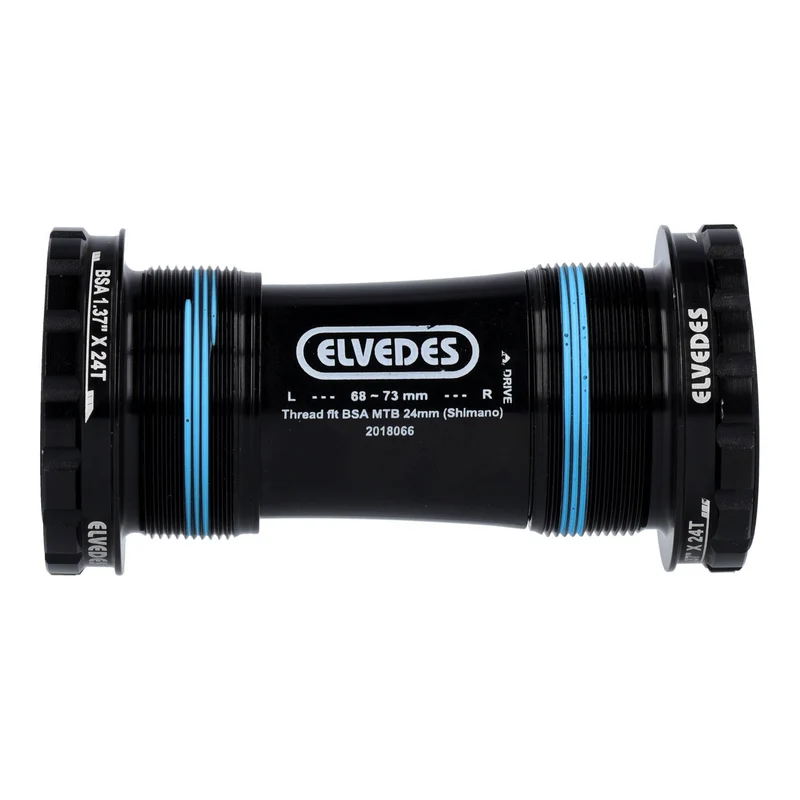 Boîtier de pédalier Elvedes BSA mtb 24mm (shimano)