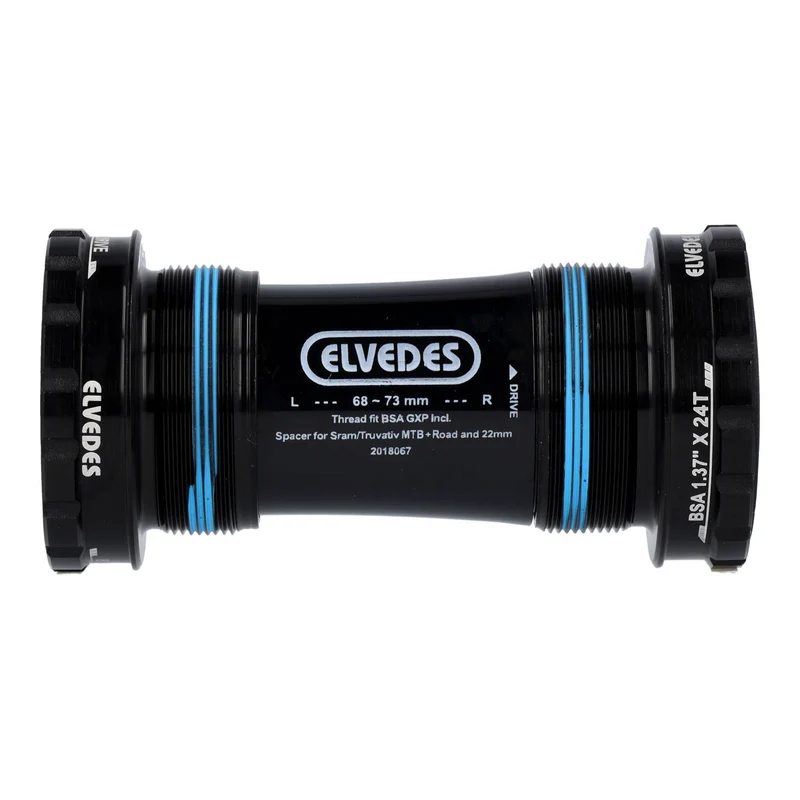 Boîtier de pédalier Elvedes BSA 24-22mm GXP (SRAM)