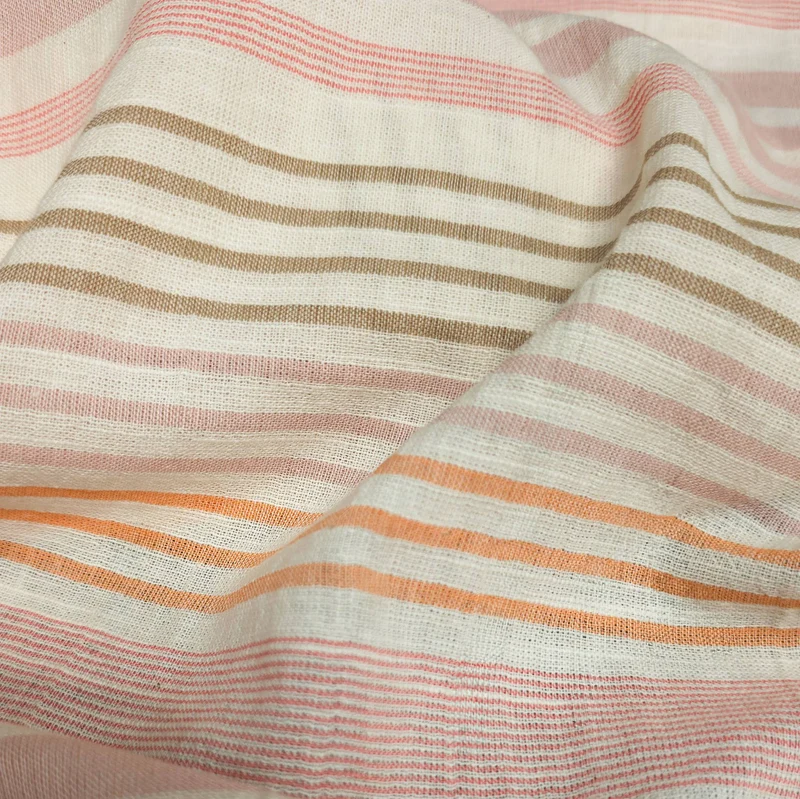Coton froissé | Rayures Panama | Katia Fabrics