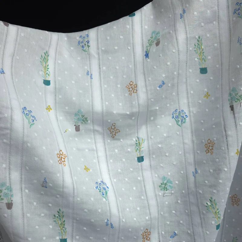 Voile de coton dobby | Happy Florist Plants | Katia Fabrics