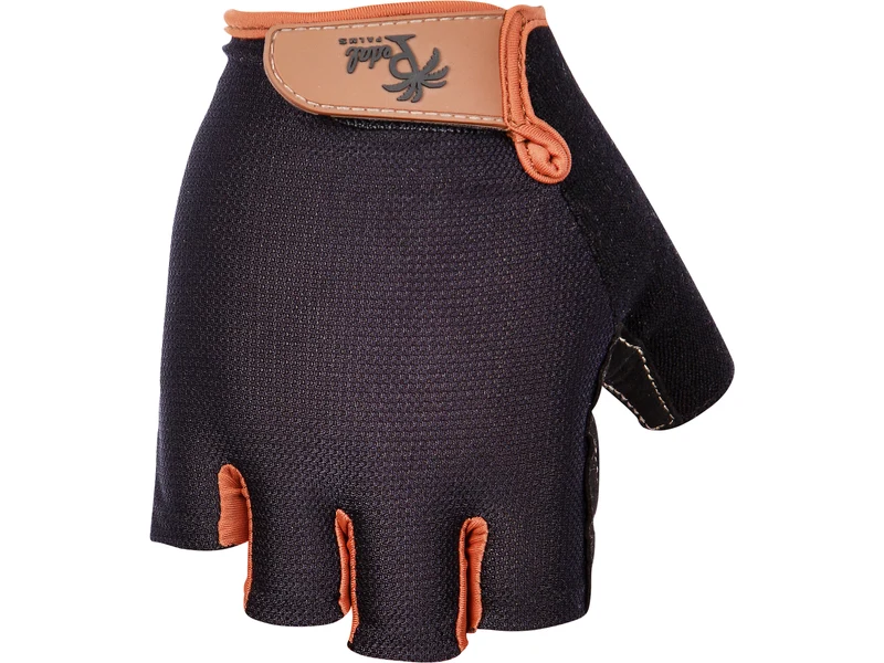 Pedal Palms Cycling Mitts Black N Tan