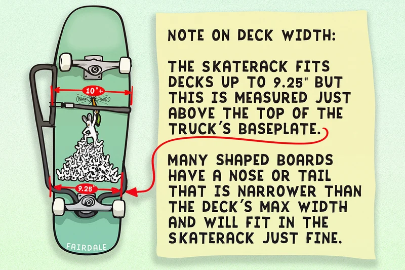 Fairdale Skaterack bicycle skateboard rack