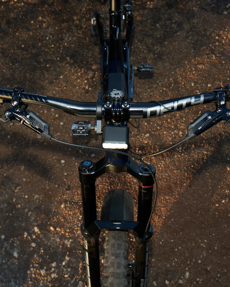 Knog Blinder X front bike light with external battery