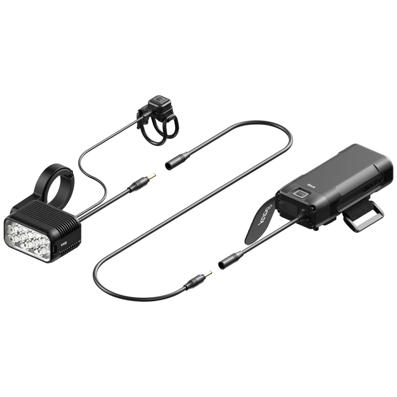 Knog Blinder X front bike light with external battery