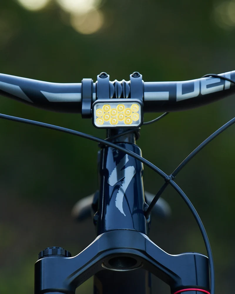 Knog Blinder X front bike light with external battery
