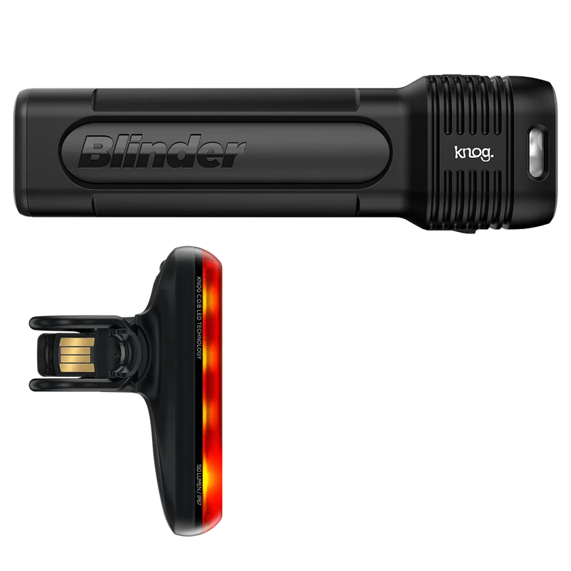 Knog Blinder Pro front and rear bike light combo