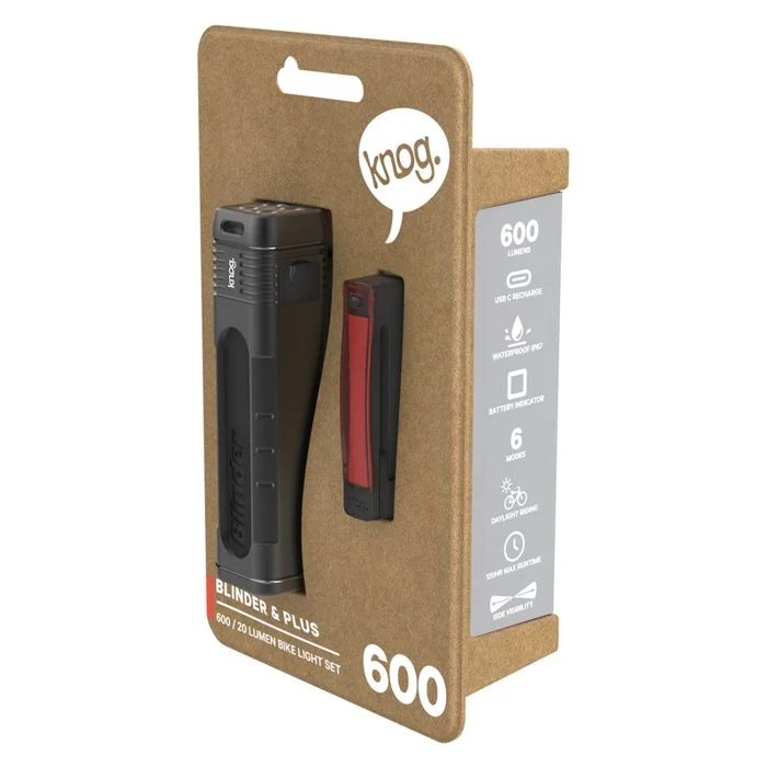 Knog Blinder Pro front and rear bike light combo